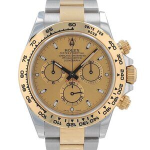 B&P Rolex Daytona 116503 40mm Champagne Luminous Dial Tachymeter Bezel Oyster